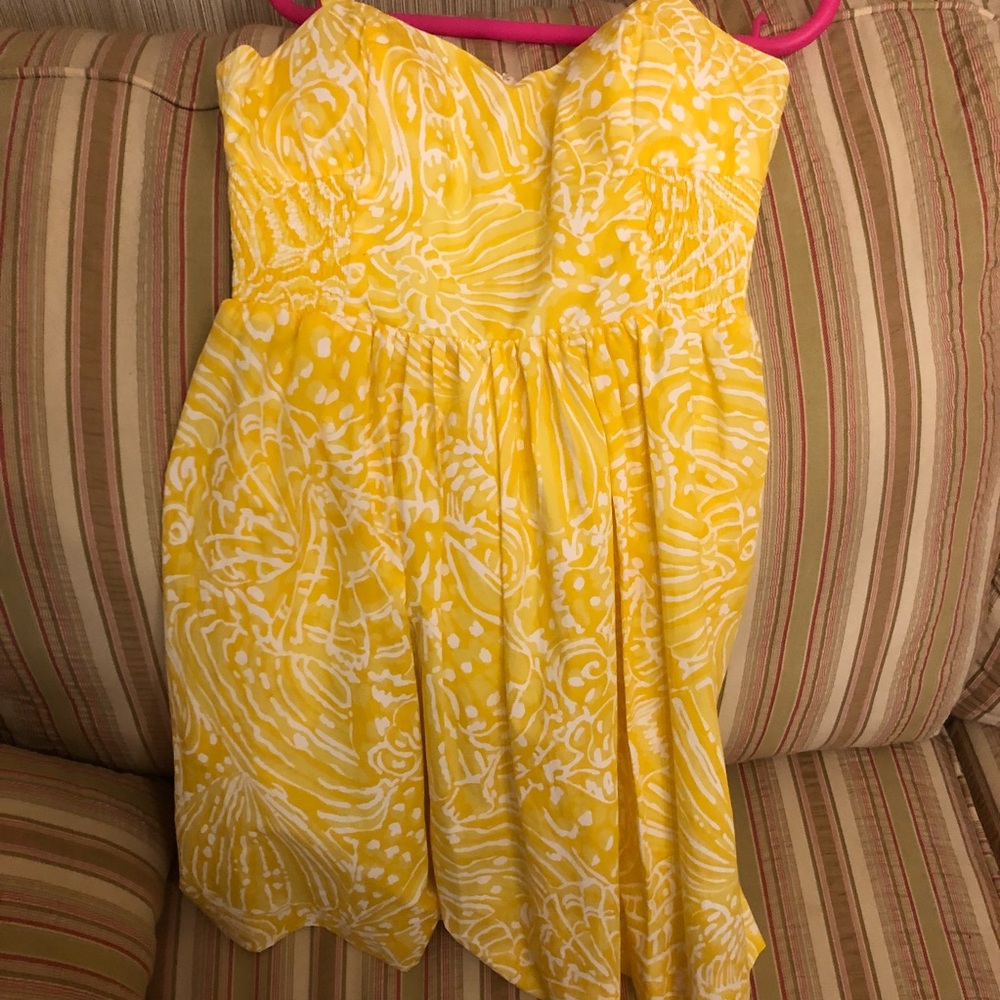 Lilly Pulitzer yellow dress
